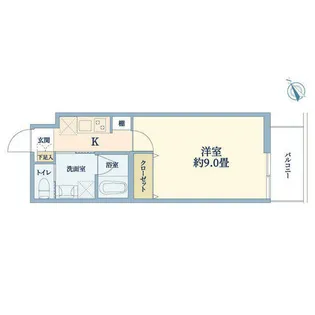 ウェルスクエア吹田【403号室】の間取り