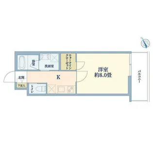 ウェルスクエア吹田【304号室】の間取り