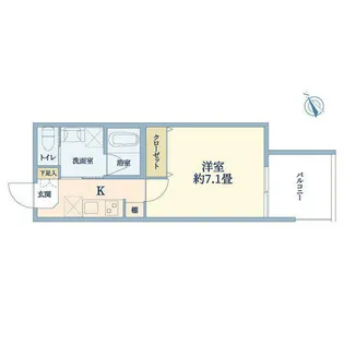 ウェルスクエア吹田【305号室】の間取り