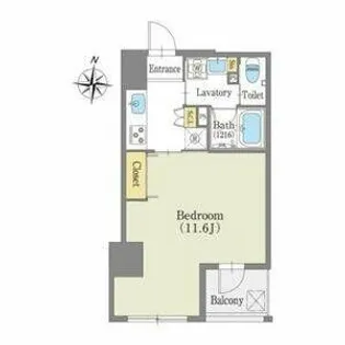 ルーエ錦【3階】の間取り