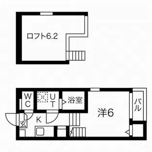 ハーモニーテラス草薙町【1階】の間取り