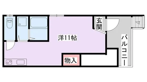 プレミアム寝屋川【201号室】の間取り