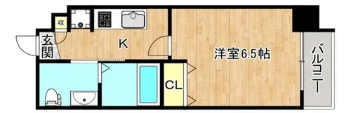 大阪府東大阪市長堂2丁目【マンション】の間取り