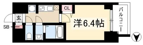 プレサンス吹上駅前エテルノ【0201号室】の間取り