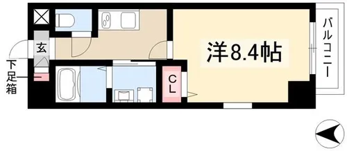 HF丸の内レジデンス【3階】の間取り