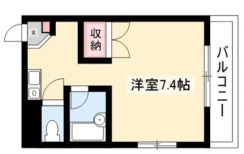 TOWNみやび【302号室】の間取り