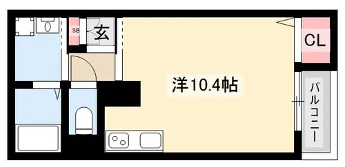 Vacheron【3階】の間取り