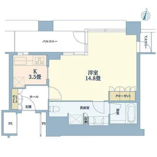 グランフロント大阪オーナーズタワー【20階】の間取り