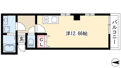 S’zビル【2階】の間取り