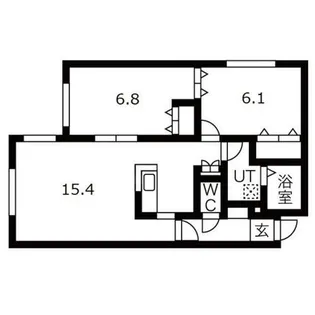 北海道札幌市手稲区西宮の沢一条1丁目【マンション】の間取り