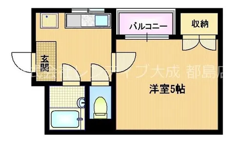 大阪府大阪市城東区成育4丁目【マンション】の間取り