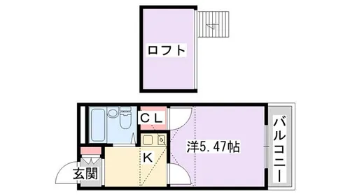 レアーズレジデンス【1階】の間取り