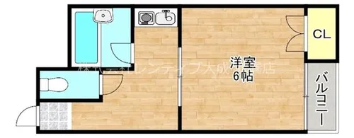 グリーンブリッジB棟【3階】の間取り