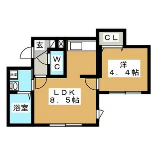 ブランノワール インセンス【4階】の間取り