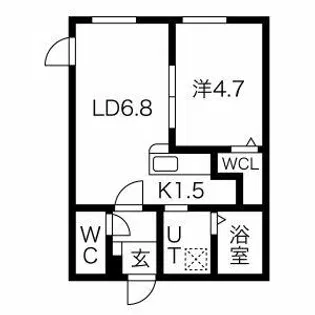 ウィンひばりが丘【4階】の間取り
