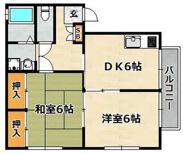 ファミール23【202号室】の間取り