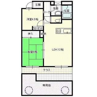トリ・ビラージュ【1階】の間取り