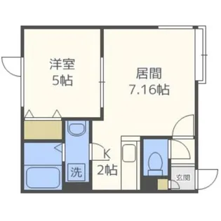 レトワール川沿【2階】の間取り