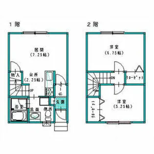 アメニティ長橋 A棟【1階】の間取り