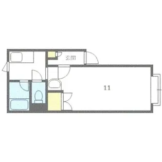 北海道札幌市手稲区前田八条13丁目【アパート】の間取り