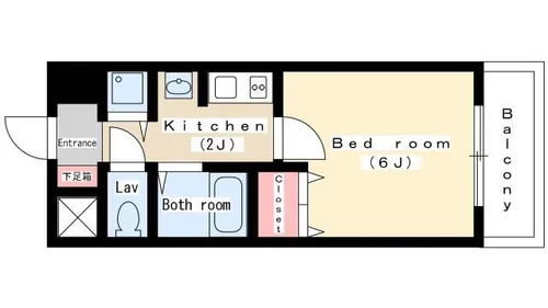 プレサンス名古屋STATIONザ・シティ【10階】の間取り