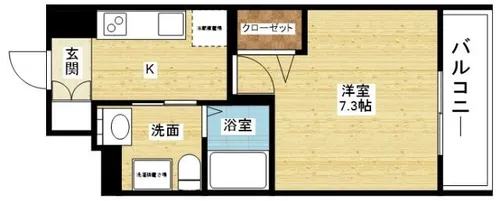 エグゼ新大阪南【4階】の間取り