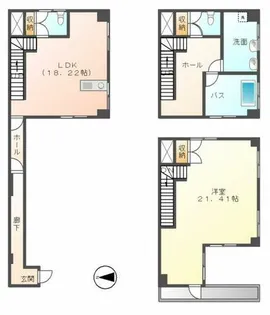 アコテパリジェンヌ【403号室】の間取り