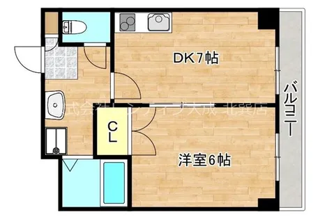 リーゾナブルシティ【7階】の間取り