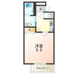 フジパレス堺南長尾Ⅴ番館【3階】の間取り