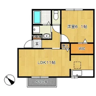 アネックスBANNO【1階】の間取り