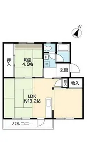 UR男山【D030405号室】の間取り