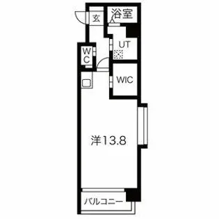 ビュークレスト香椎駅前【203号室】の間取り