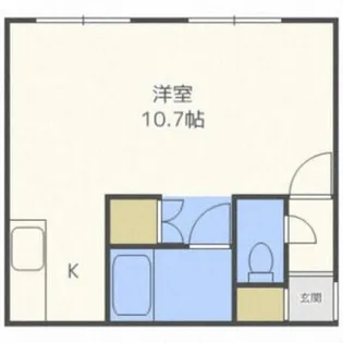 五輪通レジデンス【3階】の間取り