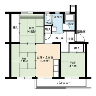 UR相生山【0270507号室】の間取り