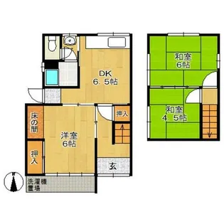 愛知県知多郡東浦町大字緒川字西川【一戸建】の間取り