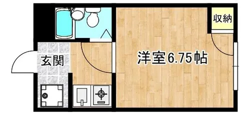 大阪府大阪市旭区今市1丁目【マンション】の間取り