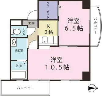 CoCoメゾン【703号室】の間取り