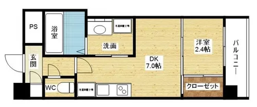 セレニテ西中島アリア弐番館【12階】の間取り