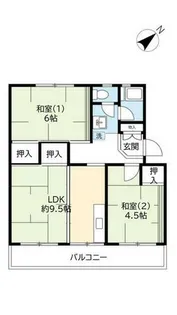 UR南花台【0250302号室】の間取り