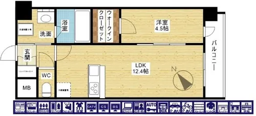 スプランディッド新大阪VI【6階】の間取り
