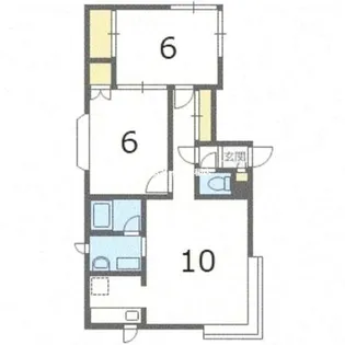 北海道札幌市手稲区西宮の沢一条4丁目【アパート】の間取り