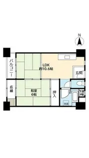 UR鈴蘭台第四【0020405号室】の間取り