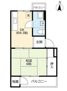 UR多聞台【C020303号室】の間取り