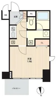 エスライズ本町東【305号室】の間取り