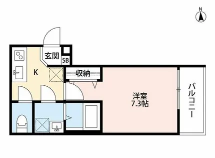 ガーデンフォレスト【1階】の間取り