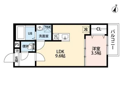 ラポート日比野【3階】の間取り