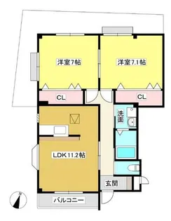 ネクステージOcean【1階】の間取り