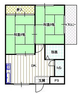 ロイヤルハイム日建【105号室】の間取り