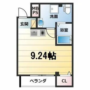 エヌエムヴァンサンク【301号室】の間取り