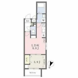 Cherim黄金【2階】の間取り